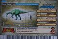 Back of Suchomimus arcade card (English S2 2nd Edition)