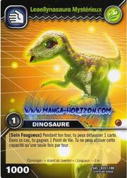 Leaellynasaura-Mysterious TCG Card (French)