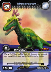 Megaraptor TCG card