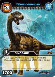 Shunosaurus TCG