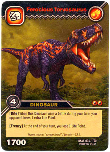 dinosaur king torvosaurus