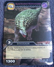 Nodosaurus-Sure-footed TCG Card 1-Silver