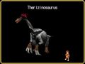 Therizinosaurus size compared at Max in the encyclopedia