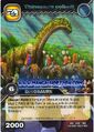 Titanosaurus colberti Colossal Rare TCG card (French)