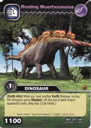 Wuerhosaurus-Resting TCG Card (German)