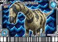 Titanosaurus arcade card (Japanese Gekizan 2nd Edition)