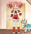 Holiday costume in Santa Saurus!