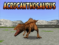 Acrocanthosaurus Gobi Plain A