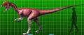 full-sized Alpha Dilophosaurus