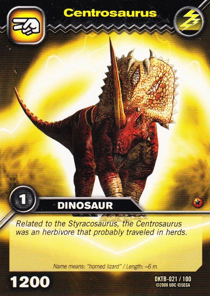 dinosaur king centrosaurus