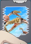 Velociraptor anime card (original)