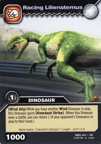 Liliensternus | Dinosaur King | Fandom