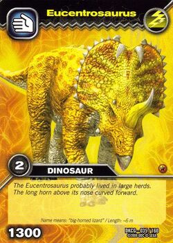 Cartas de Jogar: Carnotaurus (Dinosaur King TCG(Series 1: Base Set