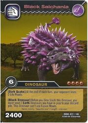 Saichania Black TCG Card (foreign)