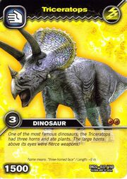 Triceratops TCG Card