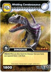 Ceratosaurus-Spinning TCG Card (French)