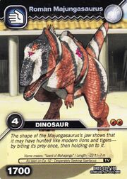 Majungasaurus-Roman TCG Card (German)