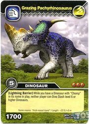 Pachyrhinosaurus-(Pasture-Grazing) TCG Card (French)