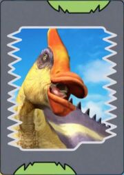 Saurolophus (orange-crested) card