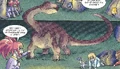 A wild Saltasaurus in the Comics