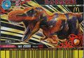 Super Tyrannosaurus arcade card (Japanese McDonald Happy Set Meal Edition)