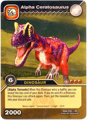 Ceratosaurus Alpha TCG Card