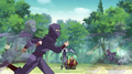 Kunoichi simulating Ninja Attack