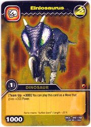 Einiosaurus TCG Card