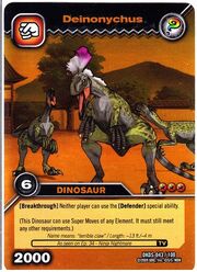 Deinonychus TCG Card 1-Gold (German)