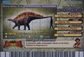 Back of Wuerhosaurus arcade card (English S2 2nd Edition)