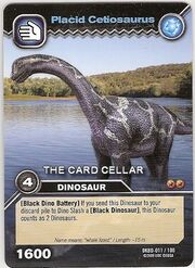 Cetiosaurus-Placid TCG Card