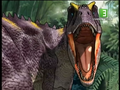 Daspletosaurus in the anime (scene used for its TCG card)