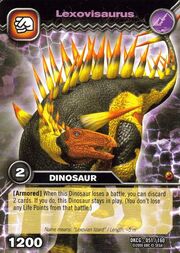 Lexovisaurus TCG card