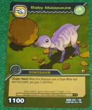 Maiasaura-Baby TCG Card (German)