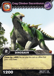 Dacentrurus-Crag Climber TCG Card