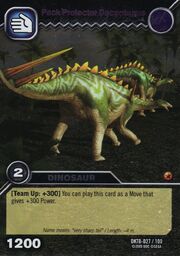 Dacentrurus-Pack Protector TCG Card