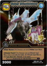 Spinosaurus - Spiny DinoTector TCG Card 1-DKDS-Gold