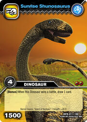 Shunosaurus-Sunrise TCG Card