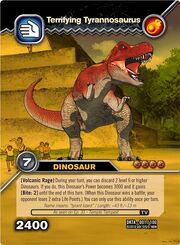 Tyrannosaurus-Terrifying TCG Card