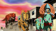 Pentaceratops chase