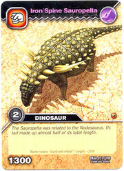 Sauropelta-Iron Spine TCG Card