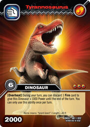 Tyrannosaurus TCG card