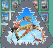 Velociraptor anime card (Multiple Move)