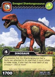 Shantungosaurus-Enraged TCG Card (German)