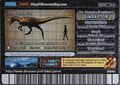 Back of Sinraptor arcade Fossil card (English Series 2 4th Edition)