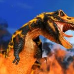 dinosaur king black t rex toy