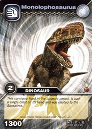 Monolophosaurus TCG Card