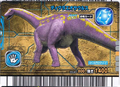 Dicraeosaurus arcade card (Japanese 2007 4th Edition)