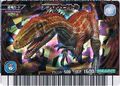 Afrovenator arcade card (Japanese Gekizan 2nd Edition+) (background reflections visible)