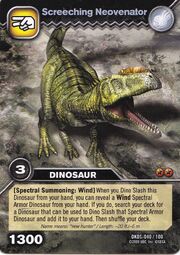 Neovenator-Screeching TCG Card (German)